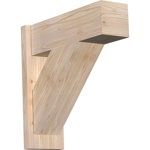 Ekena Millwork Traditional Block Smooth Outlooker, Douglas Fir, 7 1/2"W x 22"D x 22"H OUT08X22X22TRA05SDF - main